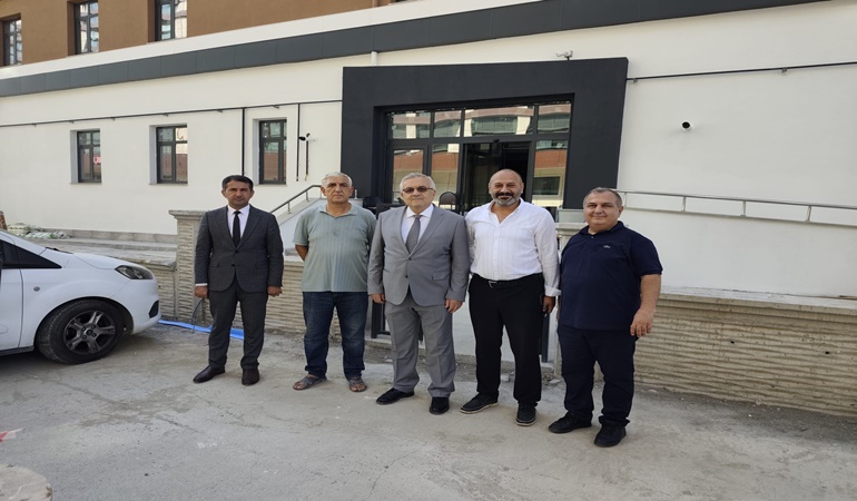 Kocaeli İl Sağlık Müdürü Pehlevan yapımı devam eden çalışmaları yerinde inceledi