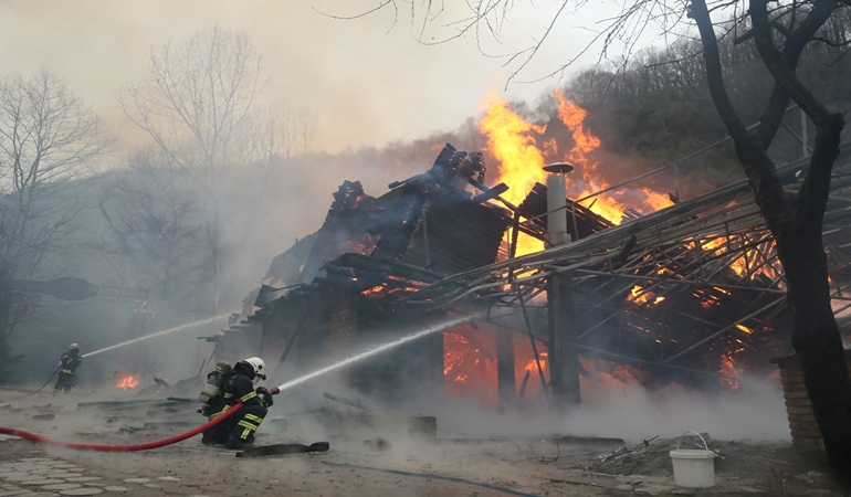 Kocaeli İtfaiyesi 2022 yılında 10 bin olaya müdahale