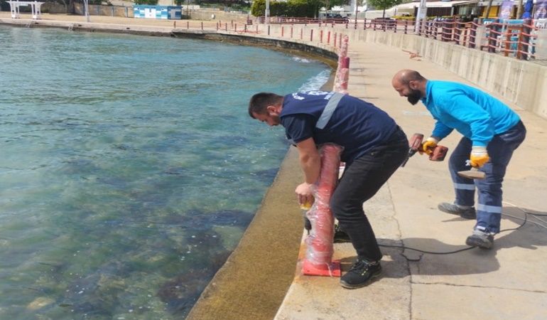 Kocaeli’nin sahilleri, plajları yaza hazırlanıyor