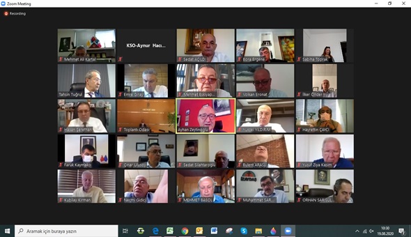 Kocaeli Sanayi Odası meclisi online toplandı