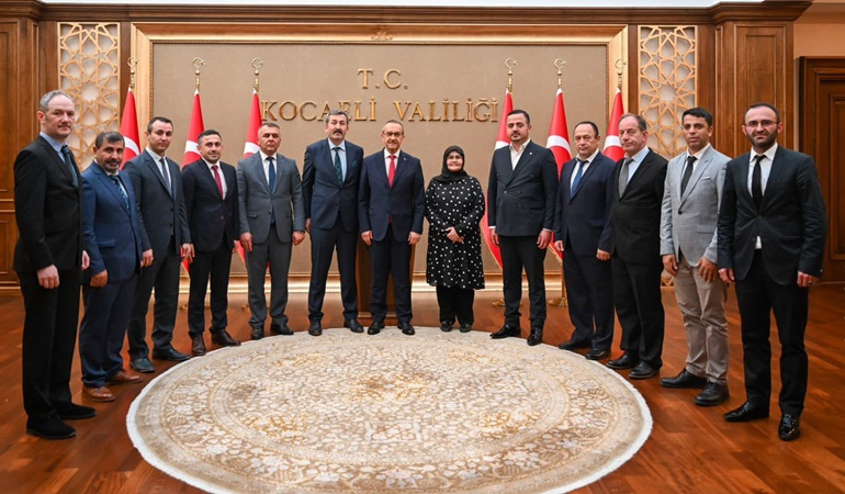 Kocaeli Türk Ocakları’ndan Vali Seddar Yavuz’a ziyaret