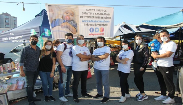 Kocaeli Umut Elçileri Hamza’nın yanında