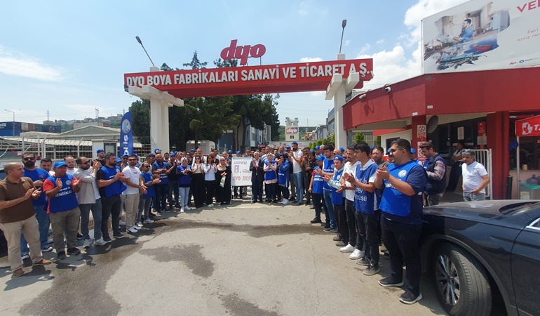 Kocaeli vekili Gergerlioğlu’ndan Dilovası’ndaki DYO işçilerine destek