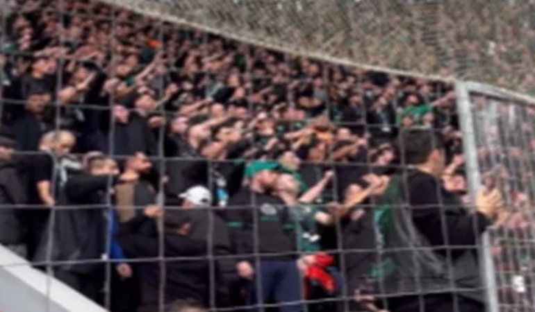 Kocaelispor maçında Öcalan protestosu!