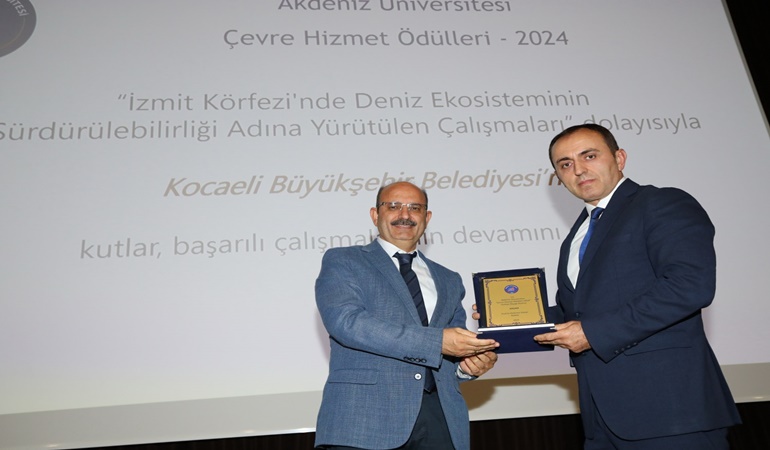 Kocaeli Büyükşehir’e çevre ödülü 
