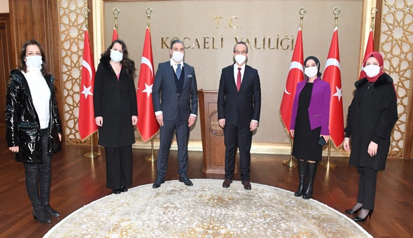KOÇKED'in ilk ziyareti; Kocaeli Valisi'ne