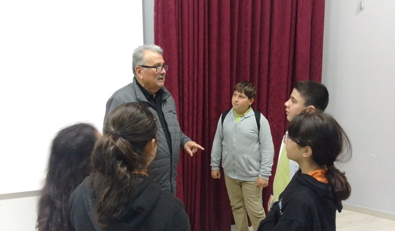 Köktürk, Arslanbey Ortaokulu’nda öğrencilerle buluştu
