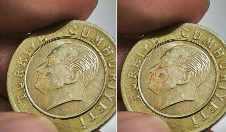 Koleksiyoncular hatalı basılan demir paraların peşinde!