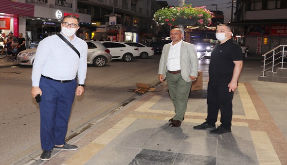 Körfez'de esnaf istedi, çalışma başladı