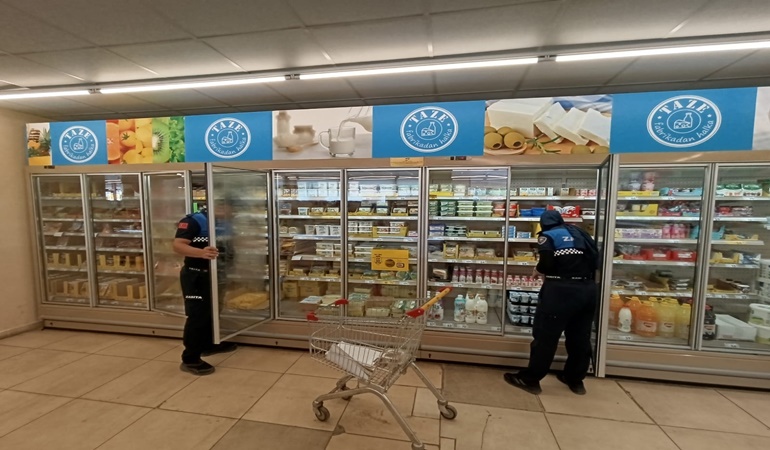 Körfez’deki marketlerde eş zamanlı denetim