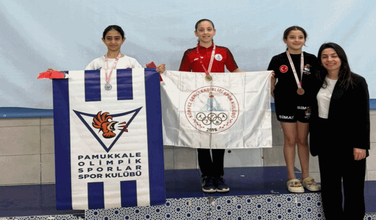 Körfez’in şampiyon yüzücüleri Azerbaycan’da ülkemizi temsil edecekler 