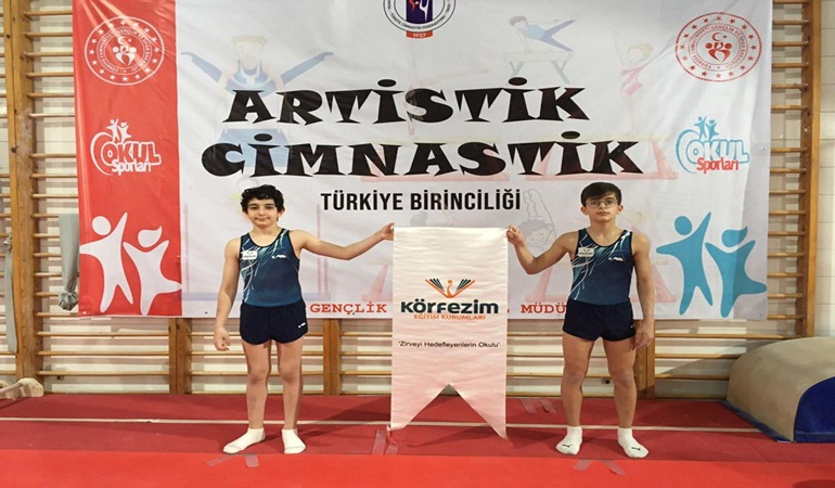 Körfezim Artistik Cimnastik’te Türkiye şampiyonu