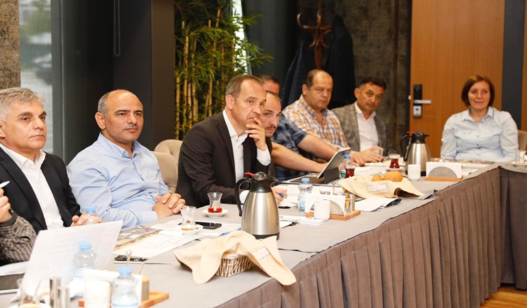 Körfezli muhtarlarla ulaşım toplantısı