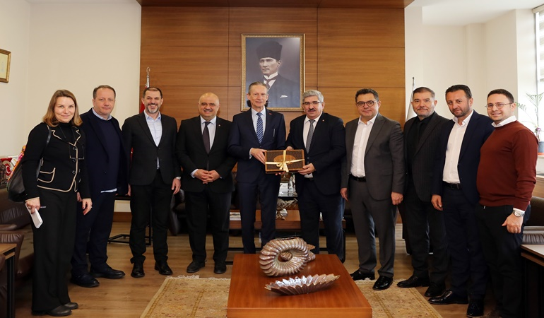 KOTO Başkanı Bulut, Alman heyeti ağırladı