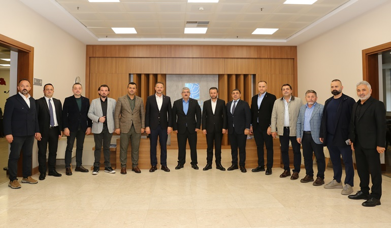KOTO Başkanı Bulut, Kocaeli Müteahhitler Birliği yöneticilerini ağırladı