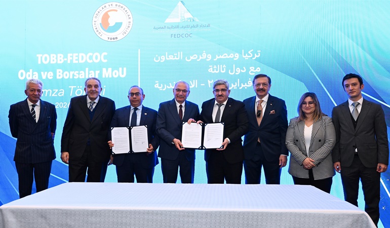 KOTO Başkanı Bulut, Mısır’da iş birliği protokolüne imza attı