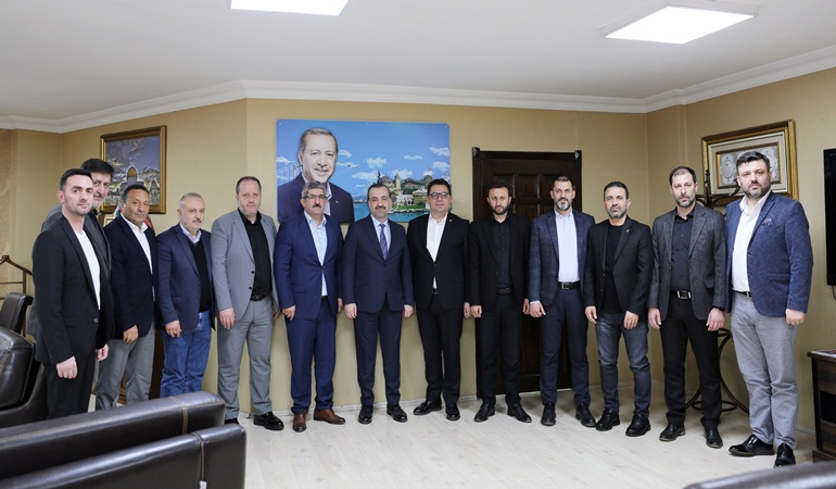 KOTO’dan,  AK Parti’nin ye İl Başkanı Talus’a tebrik ziyareti  