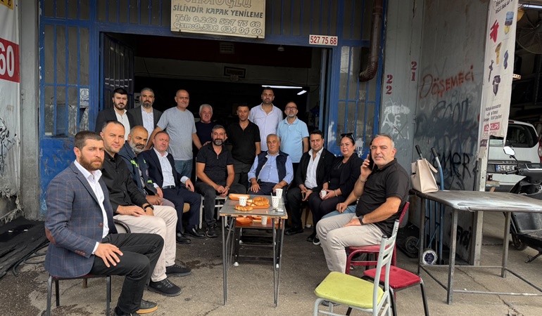 KTO Başkan Adayı Akova’dan Körfez Sanayi Sitesi’ne ziyaret