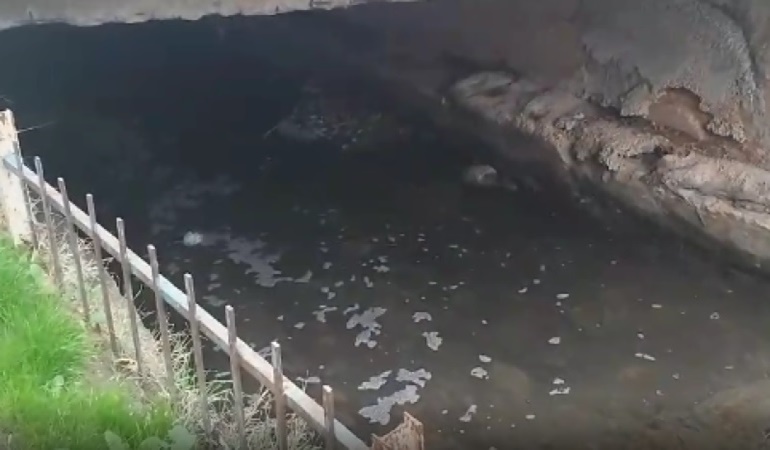 Kule Deresi yine kirli akıyor