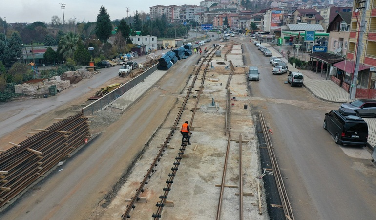Kuruçeşme Tramvay Hattında hummalı çalışma