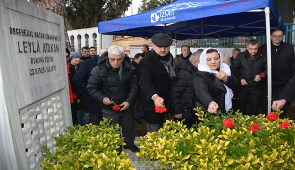 Leyla Atakan mezarı başında anıldı