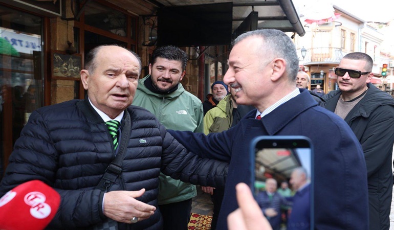 Makedonya’dan Başkan Büyükakın ile selam gönderdiler