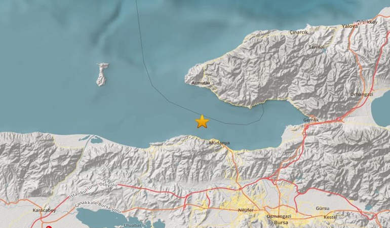 Marmara Denizi'nde korkutan deprem