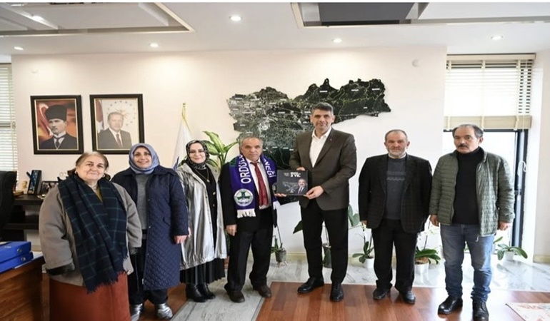 Marmara Ordulular Derneği’nden Başkan Kocaman’a tebrik ziyareti