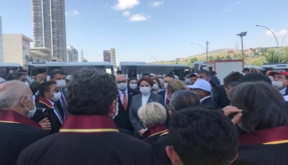 Meral Akşener devreye girdi, Baro başkanları yürüdü