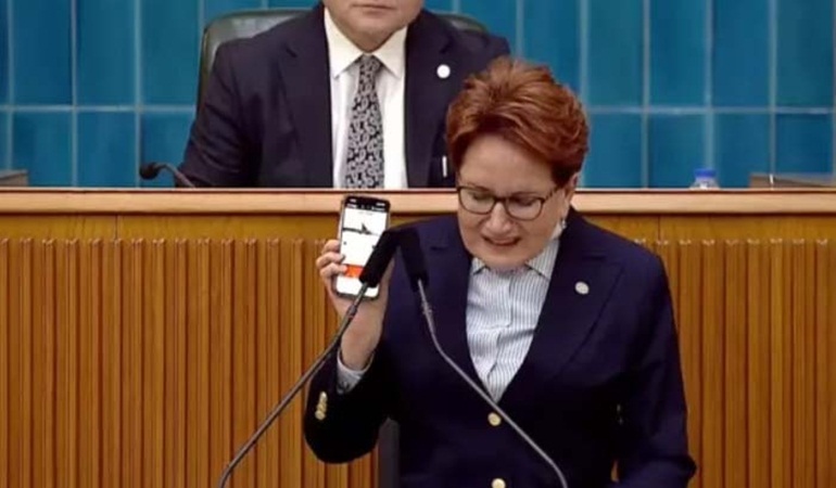 Meral Akşener kürsüde hüngür hüngür ağladı