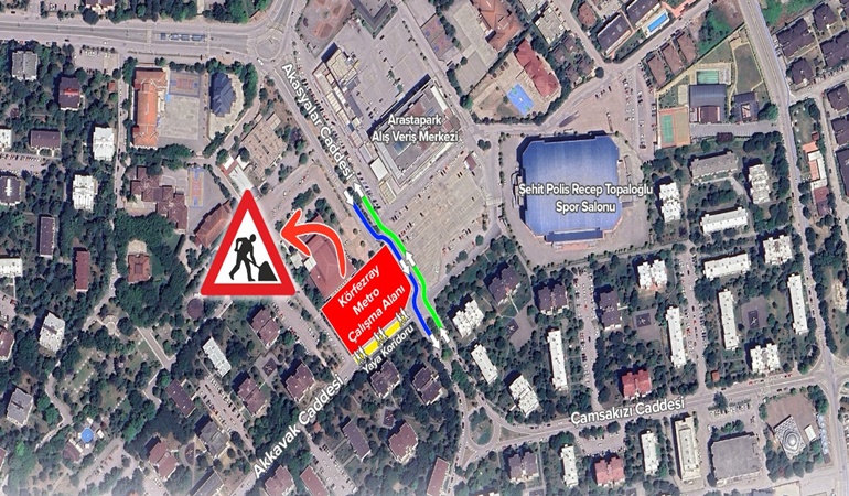 Metro inşaatı nedeniyle Yahyakaptan’daki o cadde trafiğe kapatılacak