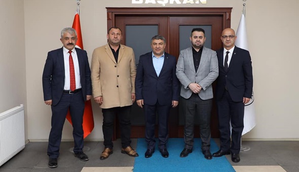 MHP’den Başkan Şayir’e ziyaret