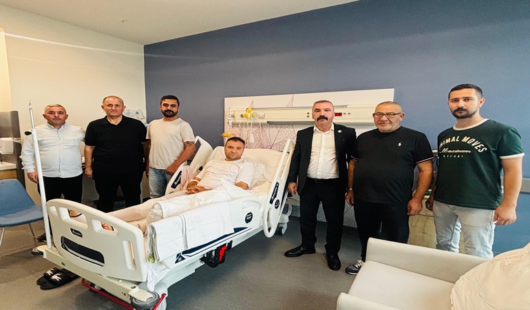 MHP Dilovası İlçe Başkanı Turhan’dan geçmiş olsun ziyareti