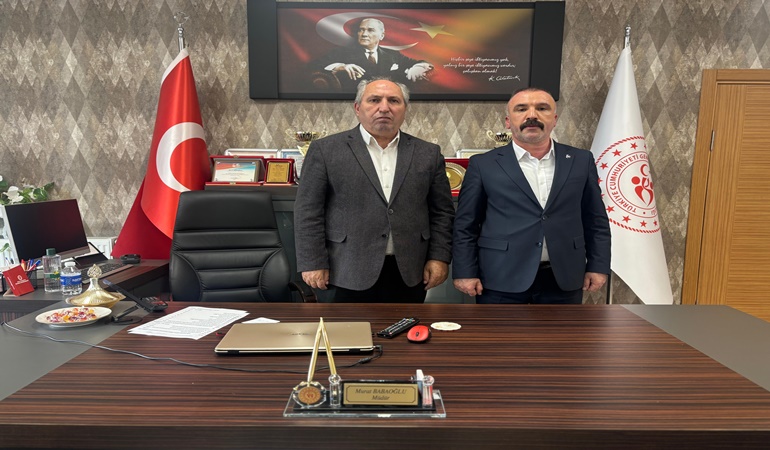 MHP Dilovası yöneticileri Spor Müdürü Babaoğlu’nu tebrik etti