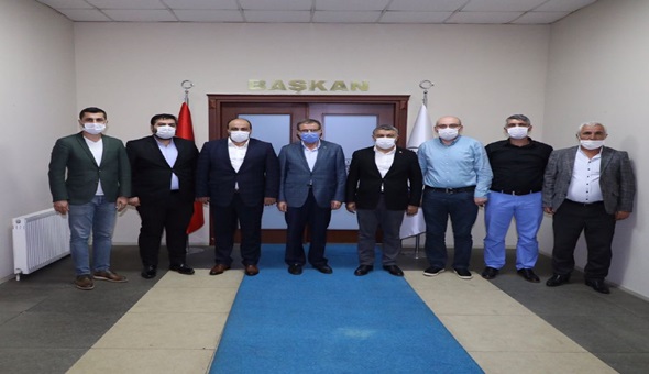 Milletvekili Şeker ve Yıldırım’dan Başkan Şayir’e ziyaret 