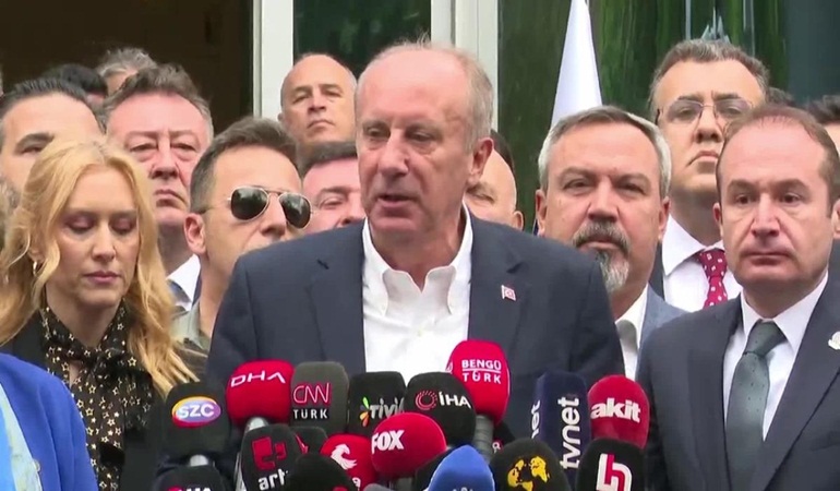 Muharrem İnce’den tepki çeken ikinci tur kararı