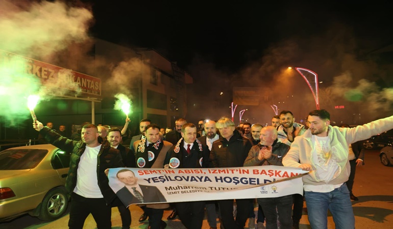 Muharrem Tutuş Yeşilova’da meşalelerle karşılandı