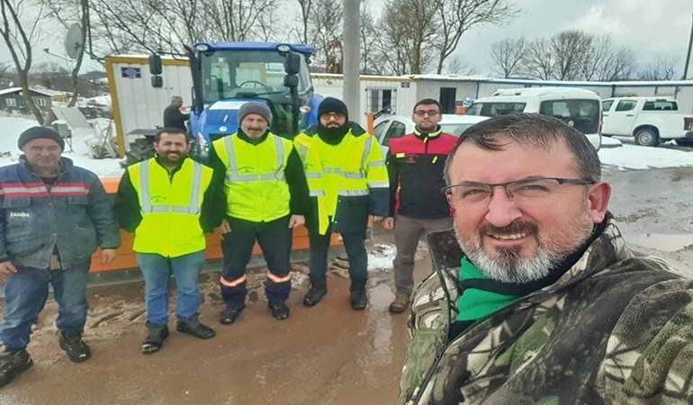 Muhtardan, Büyükşehir ekiplerine teşekkür