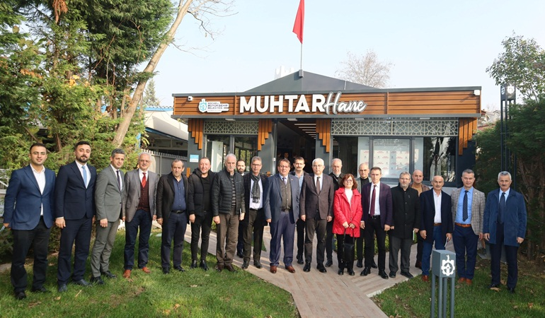 Muhtarlar, Büyükşehir’in hizmetlerinden memnun