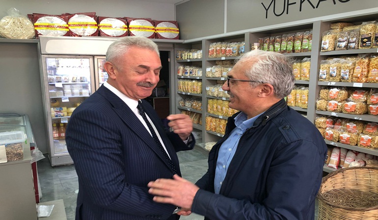 Nail Çiler muhtarları gezdi 