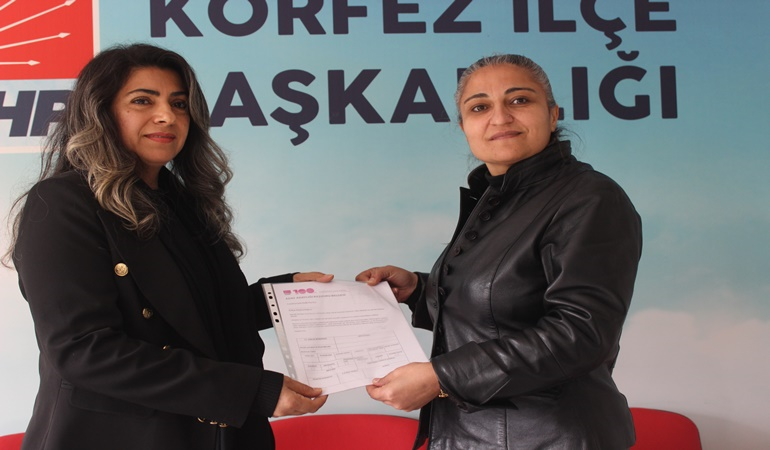 Nurcan Kuşcu CHP’den Körfez Belediye Başkanlığı’na aday