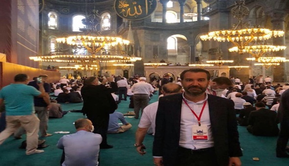 O başkan Ayasofya'da virüse yakalandığını açıkladı