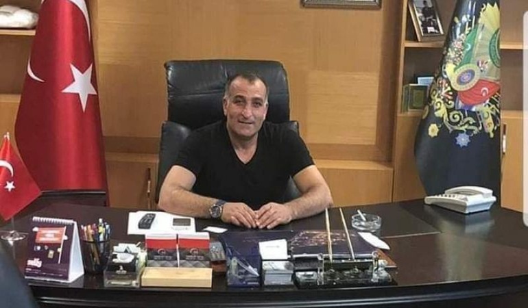 O partinin ilçe başkanı vefat etti