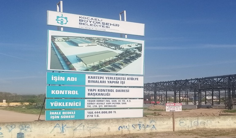 O projede zamanında bitirilemedi