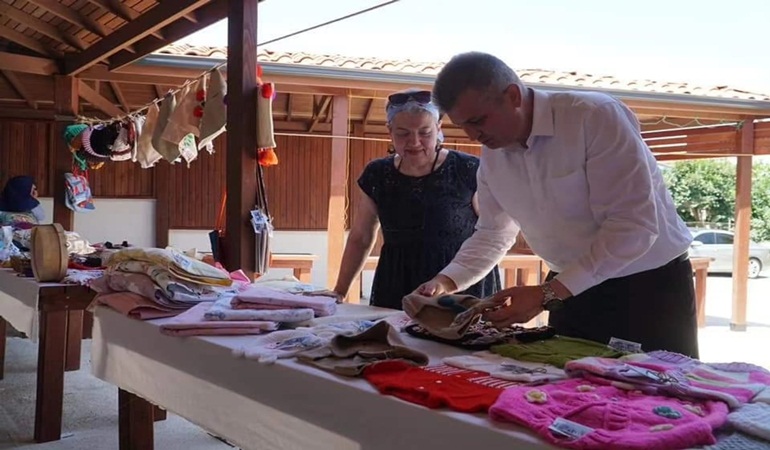 Örcün Kadın El Emeği Pazarı açıldı