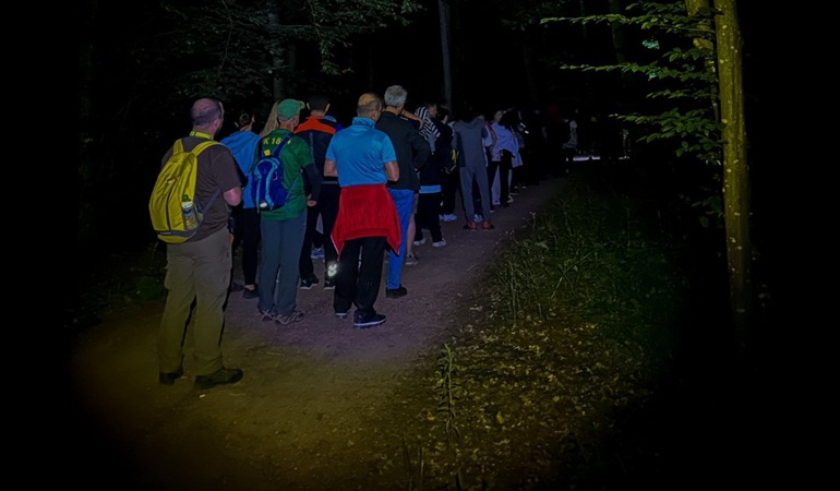 Ormanya’da macera dolu gece yürüyüşü