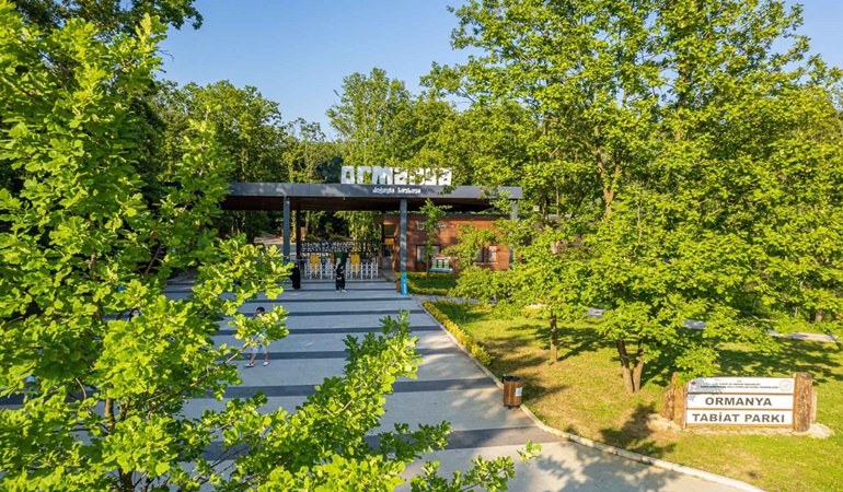 Ormanya ziyaretçilerini bekliyor