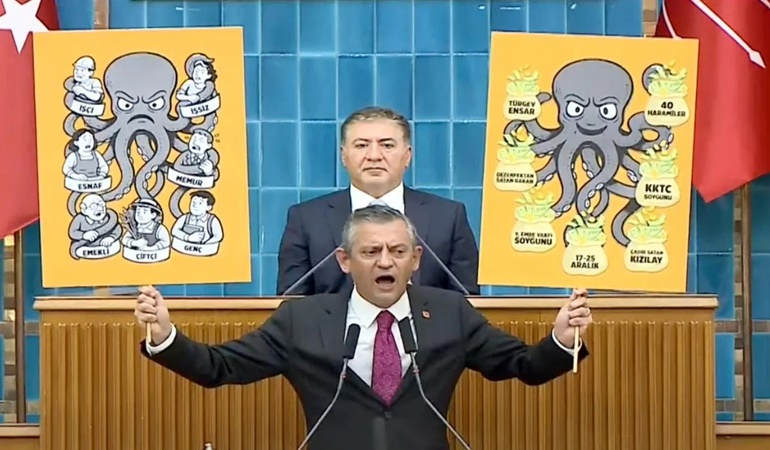 Özgür Özel ahtapotun kollarını deşifre etti!