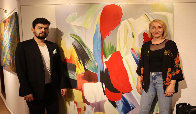 Palet karma resim sergisi İzmitli sanatseverleri bekliyor