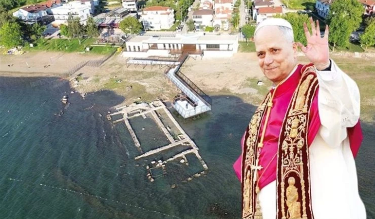 Papa’nın ayininden sonra yağmur yağdı!